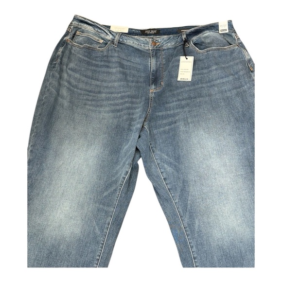 Judy Blue Jeans Womens Plus Size 24W Straight Fit High-Rise Blue Stretch Denim - Picture 2 of 12